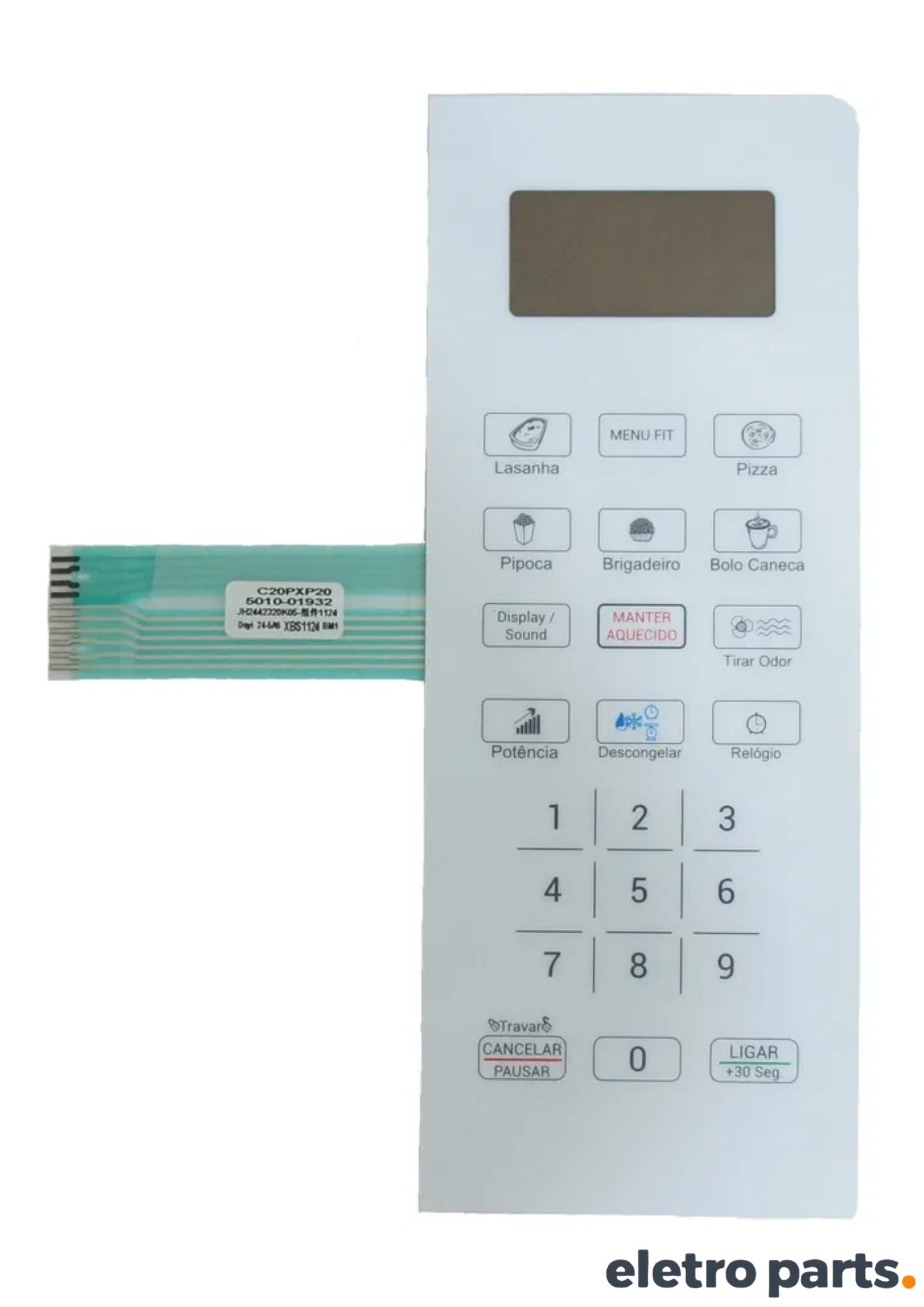 Membrana Philco PMO23B - Flat Lateral - 23,5 x 9cm