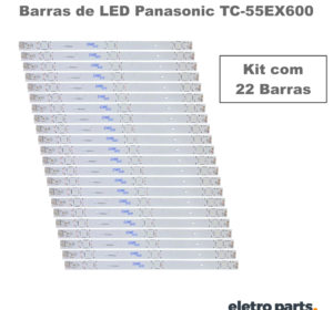 Barra Panasonic 55" TC-55EX600 / 55FX630 - 22 Barras