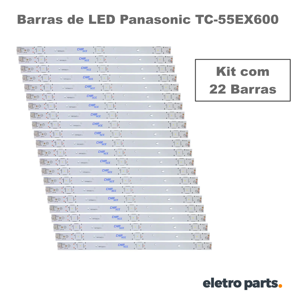 Barra Panasonic 55" TC-55EX600 / 55FX630 - 22 Barras