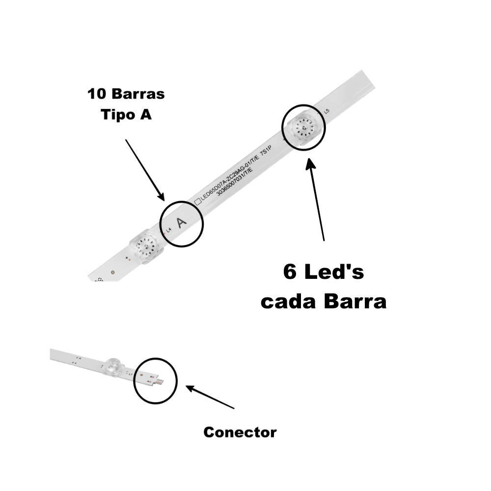 Barra JVC 65" LT65MB708 - 12 Barras / 6 Led's - Imagem 4