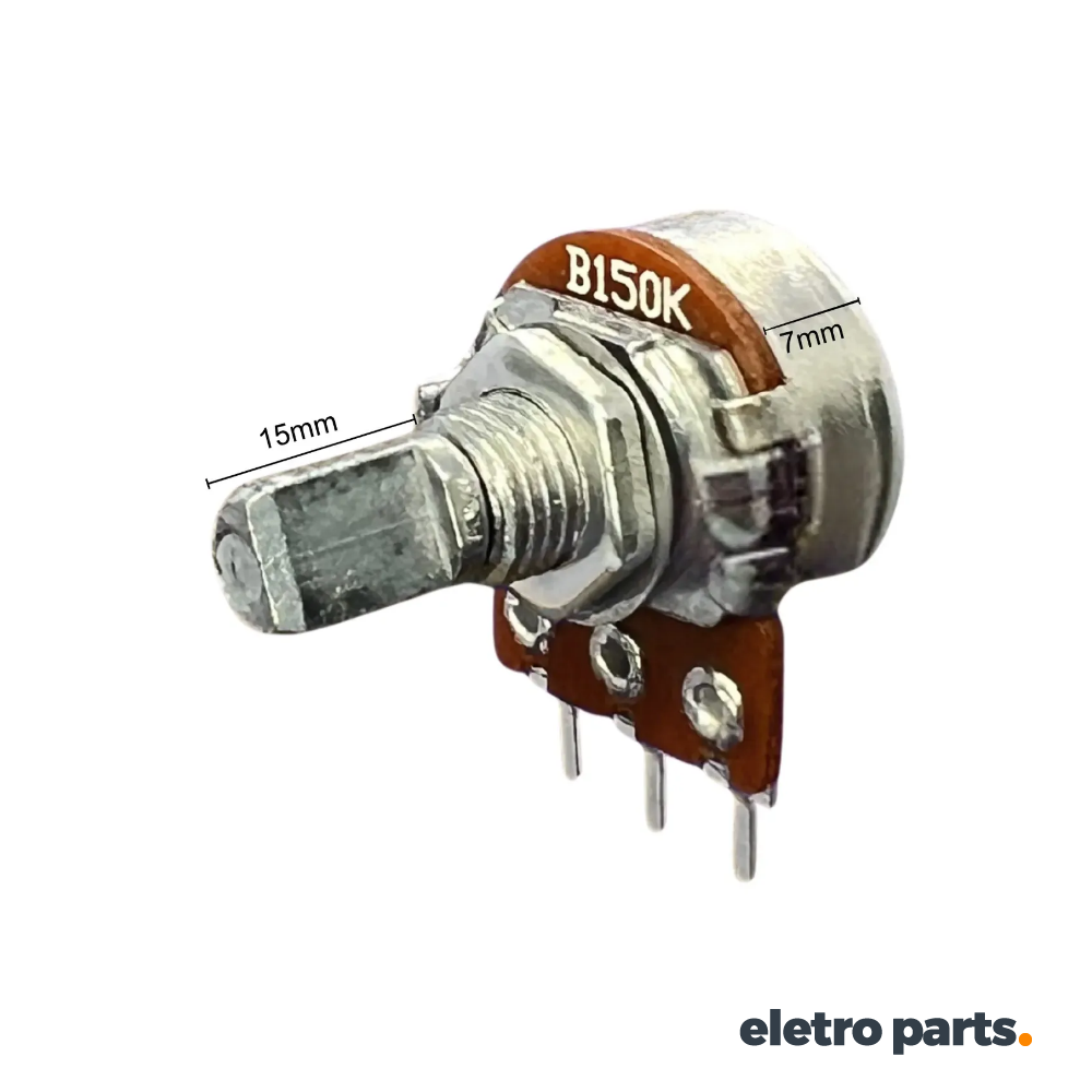 Potenciômetro 3 Terminais 150KB / B150K - Controle de Temperatura de Chuveiro