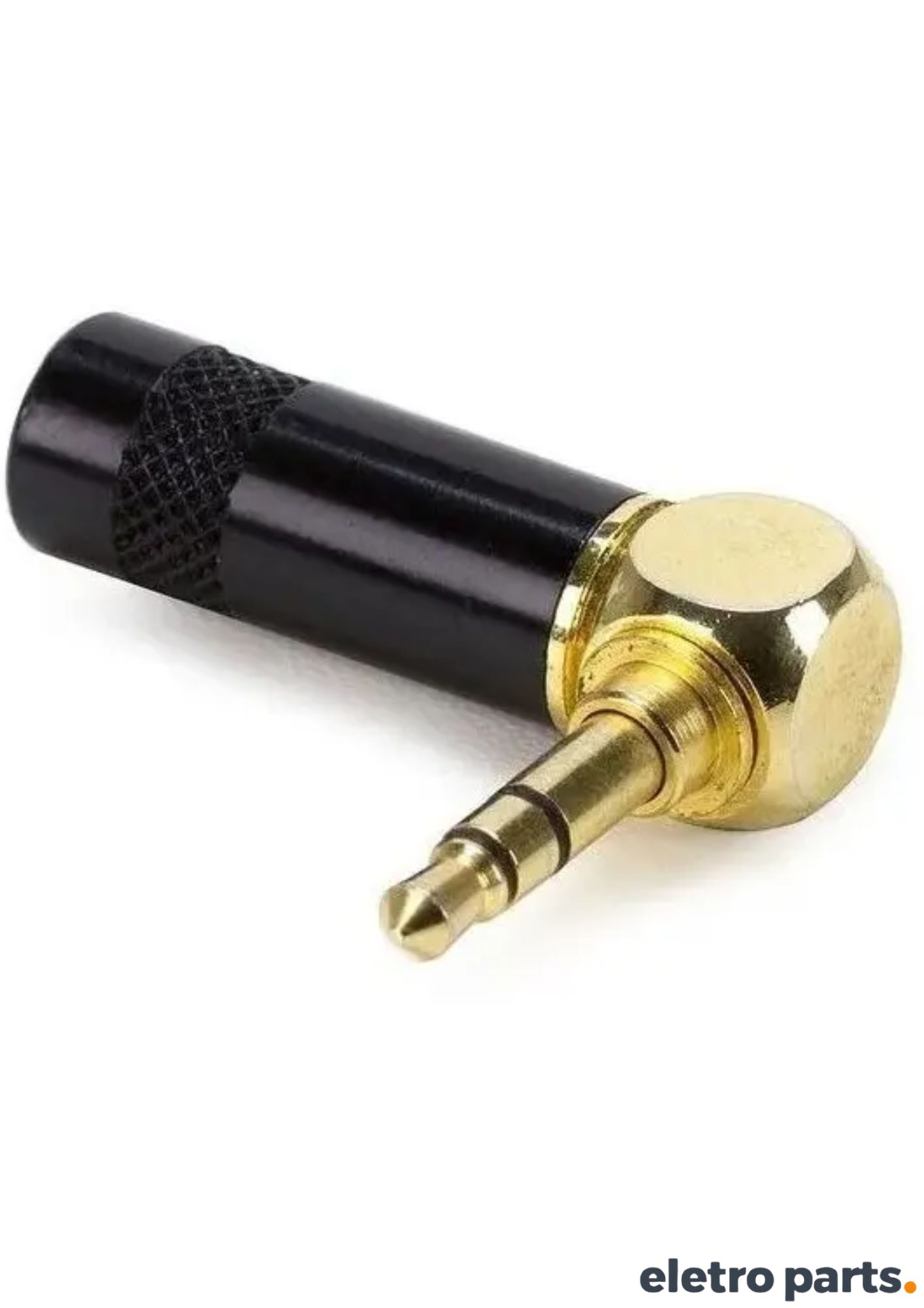 Plug P2 Stéreo 90º-Especial Banhado a Ouro - StormTech - Imagem 2