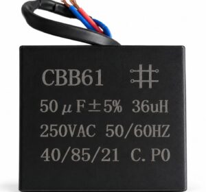 Capacitor Retangular com Fio 50uF 250VAC