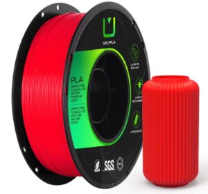 Filamento PLA Vermelho MULTFILA 1,75mm 1Kg para Impressora 3D