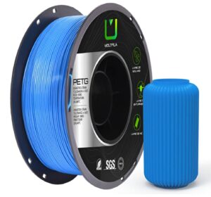 Filamento PETG Azul 1,75 mm 1 kg MultFila para Impressora 3D