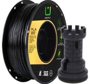 Filamento PLA Fibra de Carbono 1,75 mm 1 kg MultFila para Impressora 3D