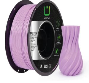 Filamento PETG Lilás 1,75 mm 1 kg MultFila para Impressora 3D