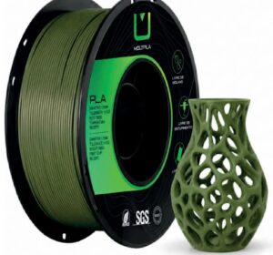 Filamento PLA Matte Verde Oliva 1,75 mm 1 kg MultFila para Impressora 3D