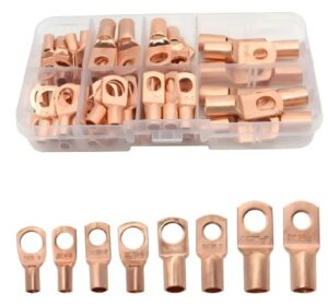 Kit Terminal Olhal de Compressão em Cobre 60 Peças Linha SC