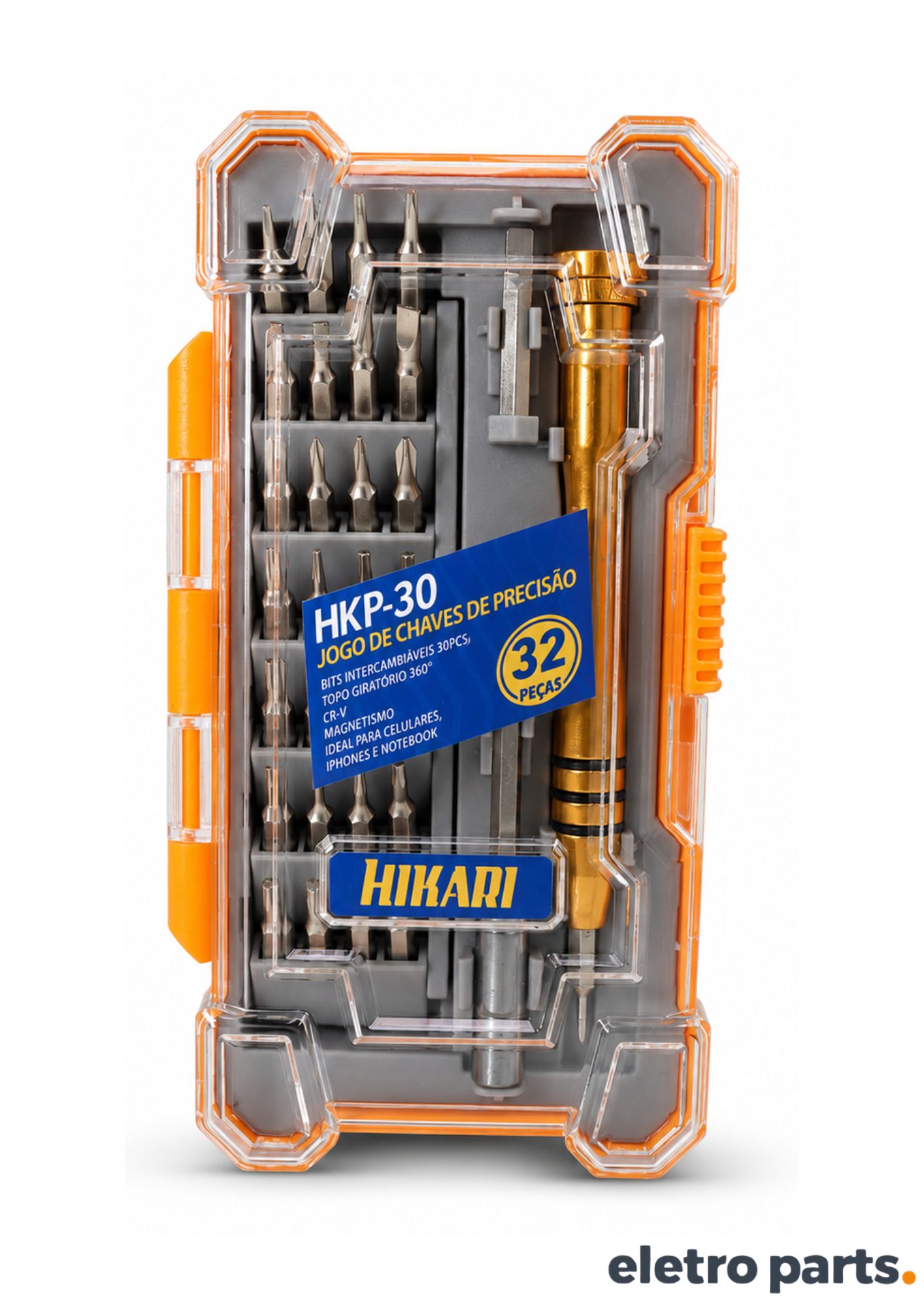Jogo Chaves de Precisão c/ 32 Peças HKP-30 Hikari