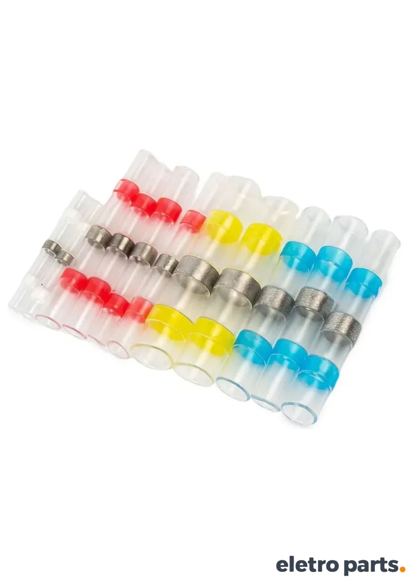 Kit Conector Termo Retrátil com Estanho 250 Unidades para Emenda de Fios - Imagem 3