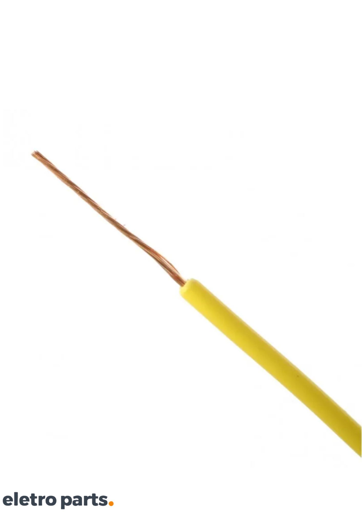 Fio Flexível 0,14mm² Amarelo para Eletrônica – Venda por Metro