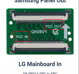 Adaptador LVDS QK08V1 QK0801A LG para Samsung 30 pinos