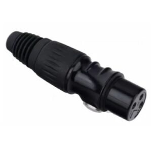 Plug Cannon XLR Fêmea Black - StormTech