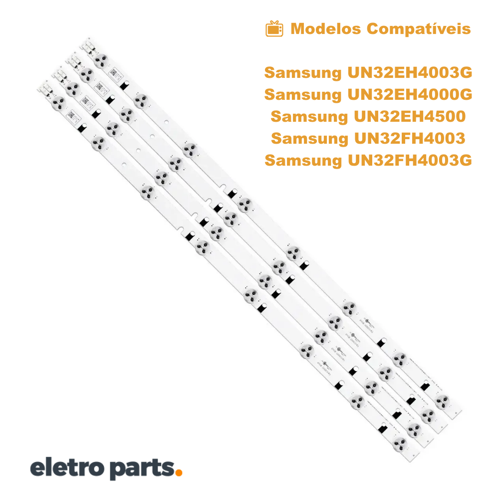 Barra Samsung 32" 32EH4300G / 32FH4003G - 4 Barras 8 Led's