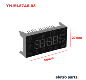 Display Forno Brastemp BMS45 / CONSUL CMS46 - YH-ML57AS-03