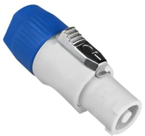 Plug Powercon Branco Power-out 3 Polos 20A 250V