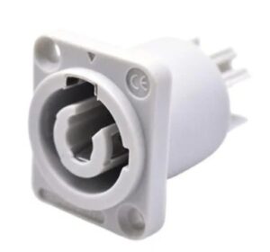 Jack Powercon Painel Branco Power-out 3 Polos 20A 250V