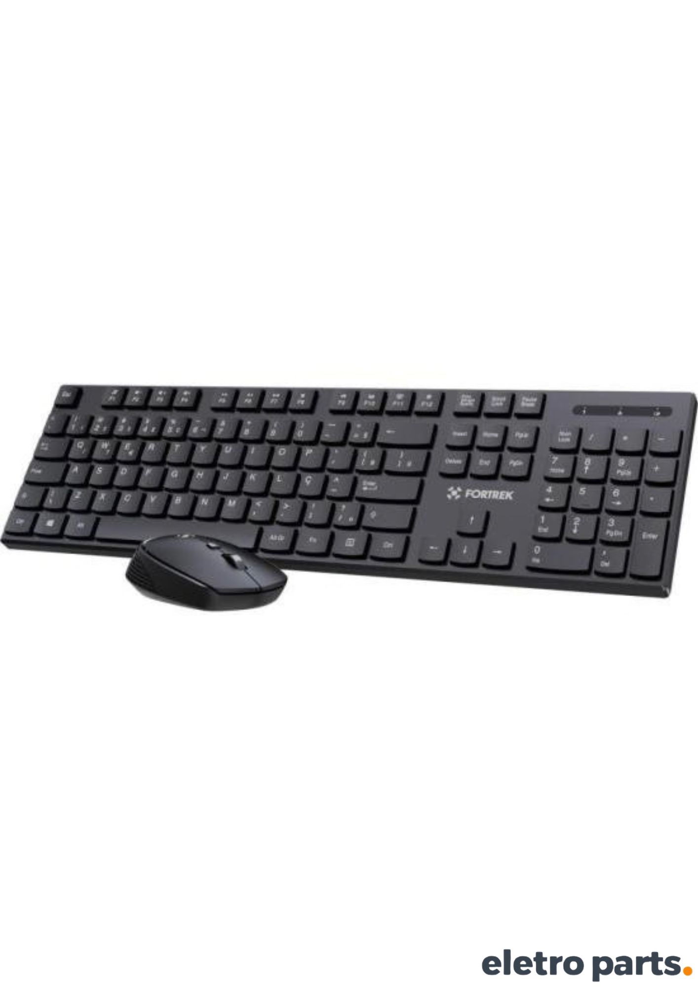 Kit Teclado e Mouse Sem Fio Fortrek CW11 ABNT2 1600 DPI - Imagem 3