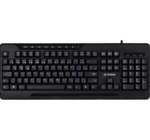 Teclado Fortrek OLK101 FK 423K ABNT2 USB Preto