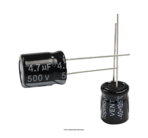 Capacitor Eletrolítico 4,7uF 500V 105°C