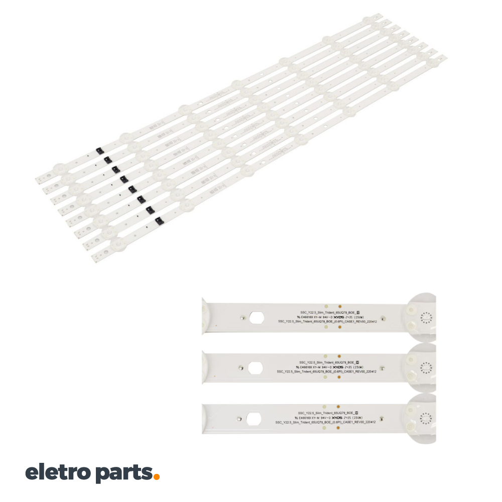 Barra LG 65" 65UR8750PSA / 65UR871 / 65UT8050 - 8 Barras 7 Led's - Imagem 3