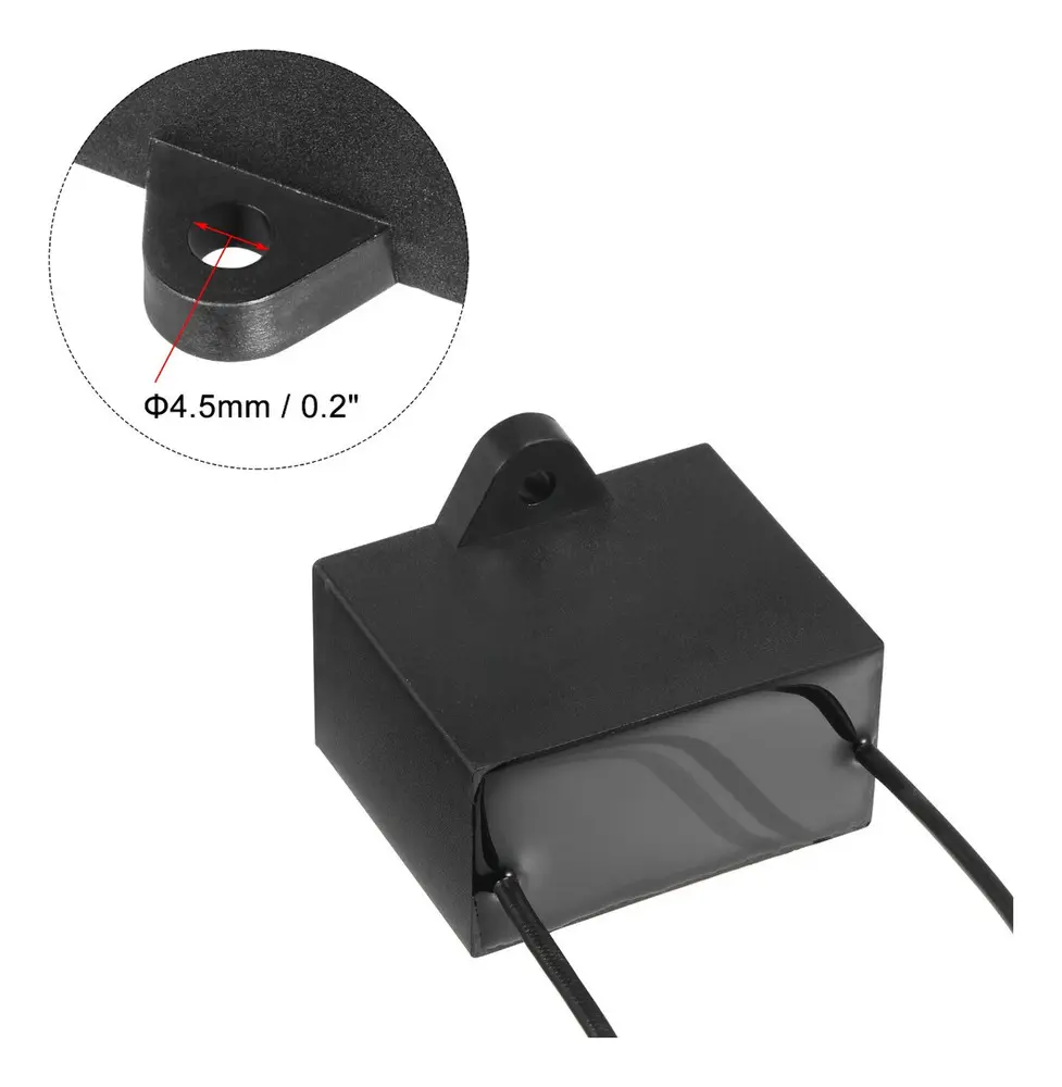 Capacitor CBB61 20uF 250VAC com 2 Fios para Motor e Ventilador - Imagem 5