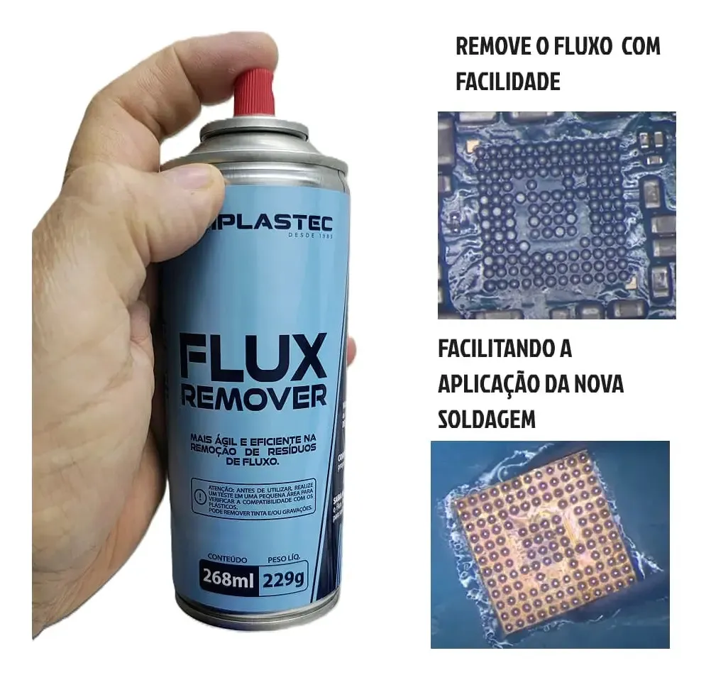 Removedor de Fluxo Implastec Flux Remover 268ml - Imagem 2