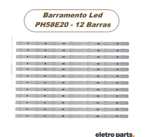 Barra Philco 58" PH58E20DSGW - 12 Barras 7 Leds